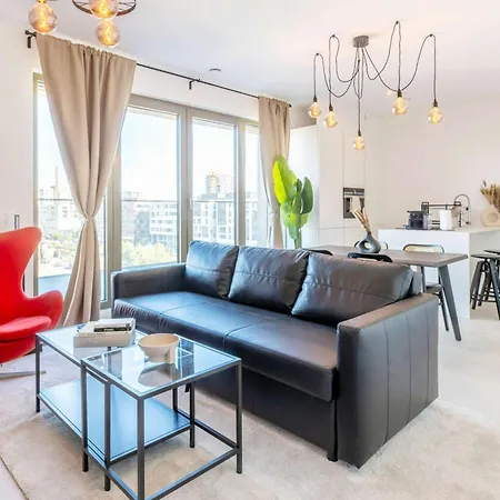 아파트 Bright 1br Near Belval Plaza & Rockhal Sanem